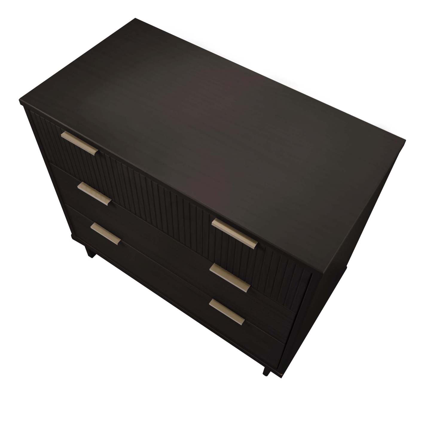 Manhattan Comfort Granville 38.18 Modern Standard Dresser with 3 Drawers - Noir|Commode standard moderne Granville de Manhattan Comfort de 38,18 po avec 3 tiroirs - noire