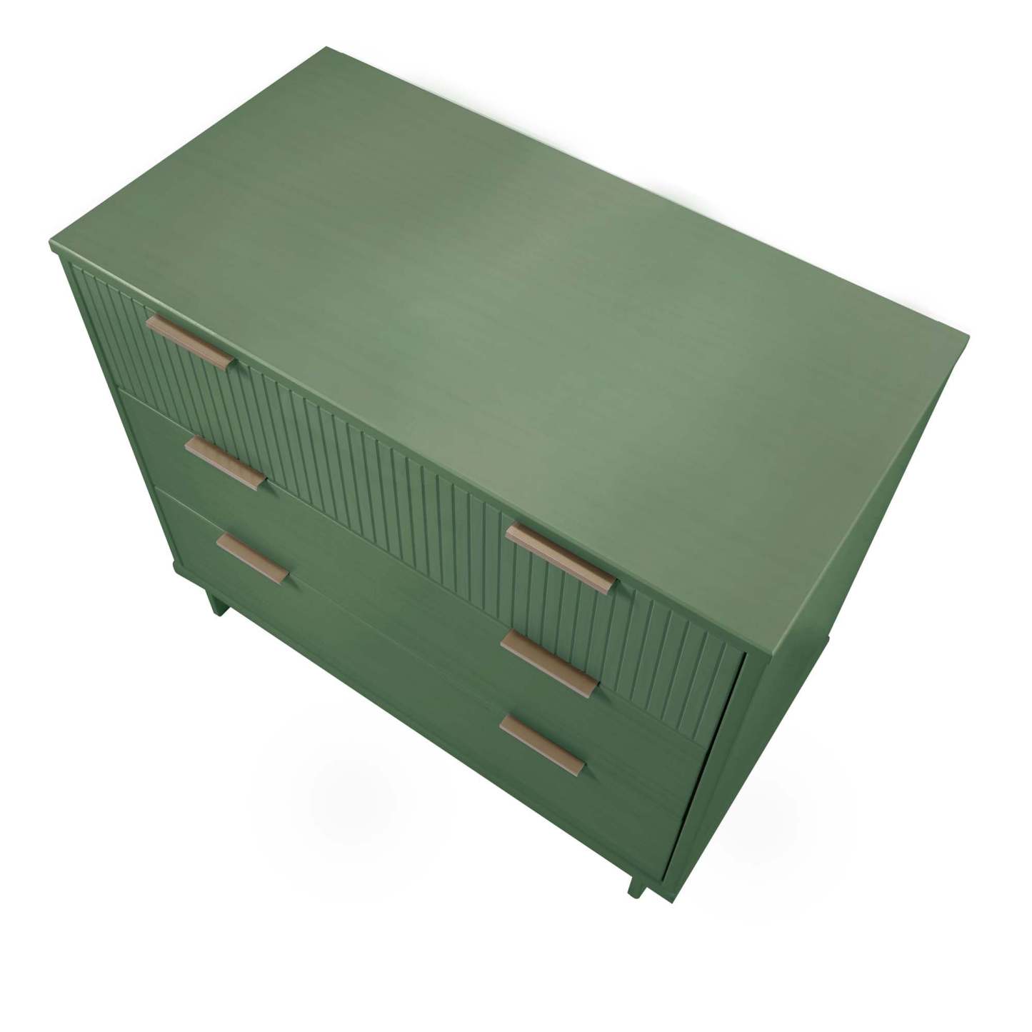 Manhattan Comfort Granville 38.18 Modern Dresser with 3 Drawers - Sage Green|Commode moderne Granville de Manhattan Comfort de 38,18 po avec 3 tiroirs - vert sauge