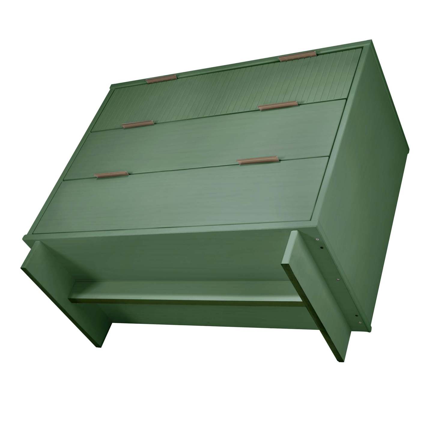 Manhattan Comfort Granville 38.18 Modern Dresser with 3 Drawers - Sage Green|Commode moderne Granville de Manhattan Comfort de 38,18 po avec 3 tiroirs - vert sauge