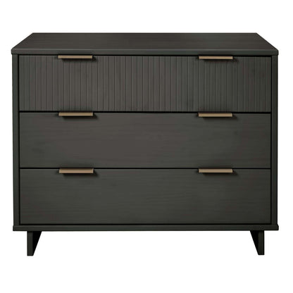 Manhattan Comfort Granville 38.18 Modern Dresser with 3 Drawers - Dark Grey|Commode moderne Granville de Manhattan Comfort de 38,18 po avec 3 tiroirs - gris foncé