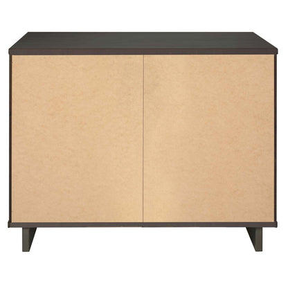 Manhattan Comfort Granville 38.18 Modern Dresser with 3 Drawers - Dark Grey|Commode moderne Granville de Manhattan Comfort de 38,18 po avec 3 tiroirs - gris foncé