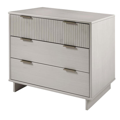 Manhattan Comfort Granville 38.18 Modern Dresser with 3 Drawers - Light Grey|Commode moderne Granville de Manhattan Comfort de 38,18 po avec 3 tiroirs - gris clair