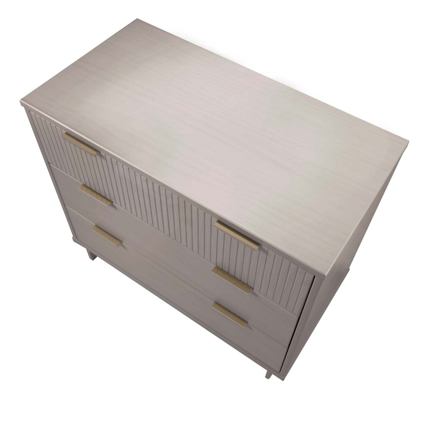 Manhattan Comfort Granville 38.18 Modern Dresser with 3 Drawers - Light Grey|Commode moderne Granville de Manhattan Comfort de 38,18 po avec 3 tiroirs - gris clair