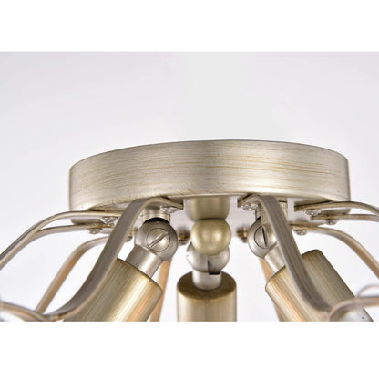 Plafonnier encastré Dalia Elegant à 3 lumières en cristal