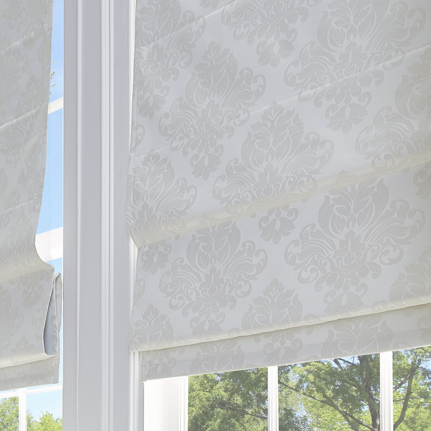 Store romain occultant en damas