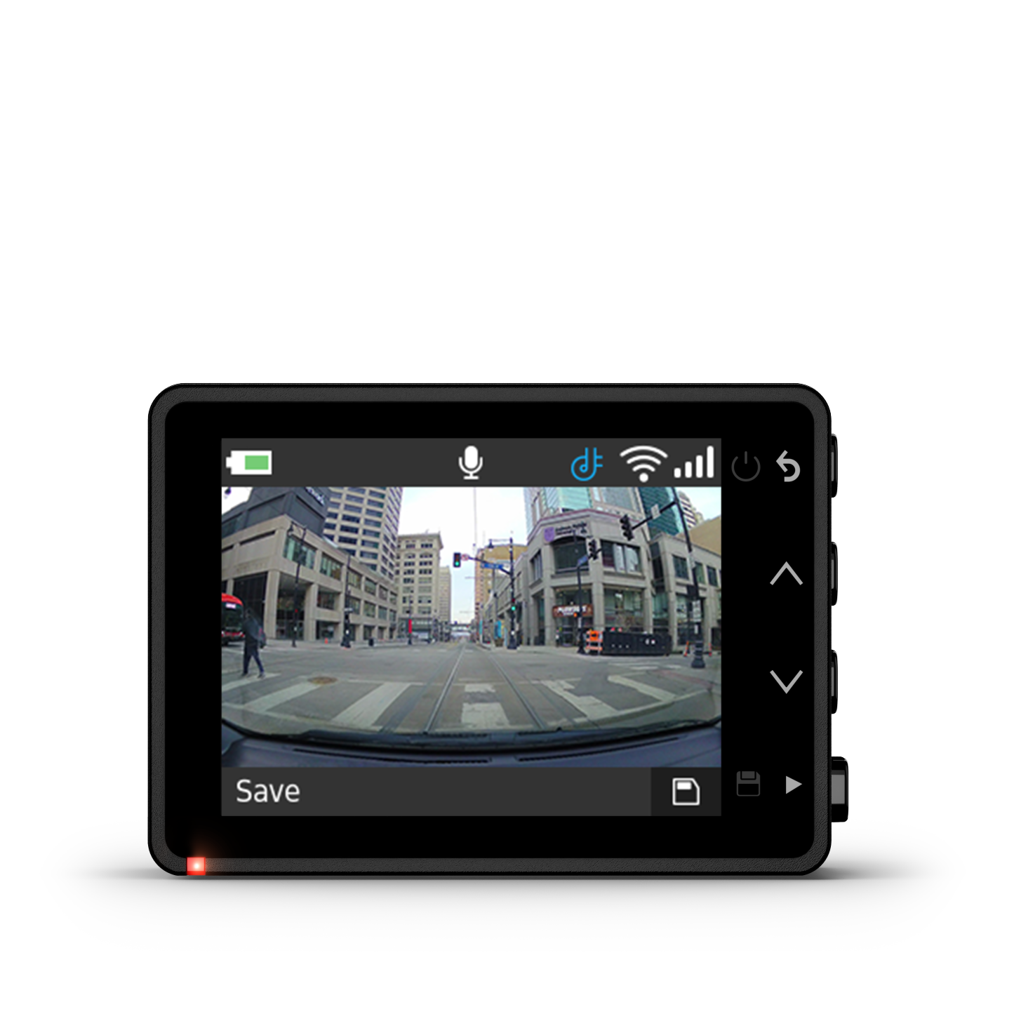 Garmin Dash Cam™ 57 - Vision à distance avec un champ de vision de 140 degrés, contrôlé par la voix, design compact