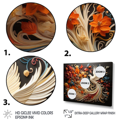 Ensemble de tableaux muraux multipanneaux Designart Christianisme Pentecôte Feu Spirituel pour salon