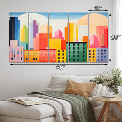 Ensemble de tableaux muraux multipanneaux Designart Christianisme Pentecôte Feu Spirituel pour salon