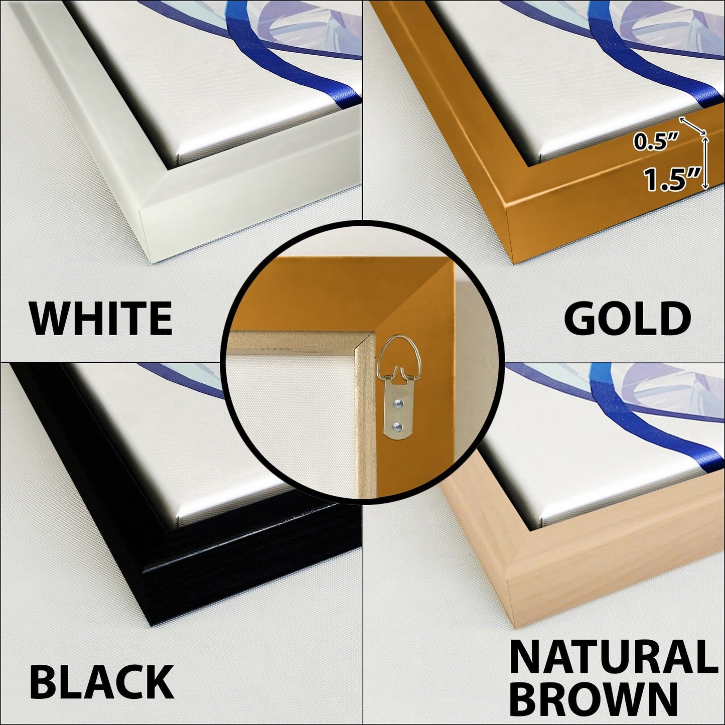 Designart Arbre à Orchidées Blanches Jardin de Branches IV Arbre Floral Encadré Décoration Murale pour Salon