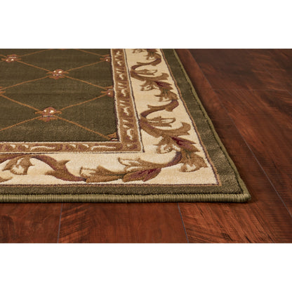 Tapis Domani Classics style victorien à bordure en treillis