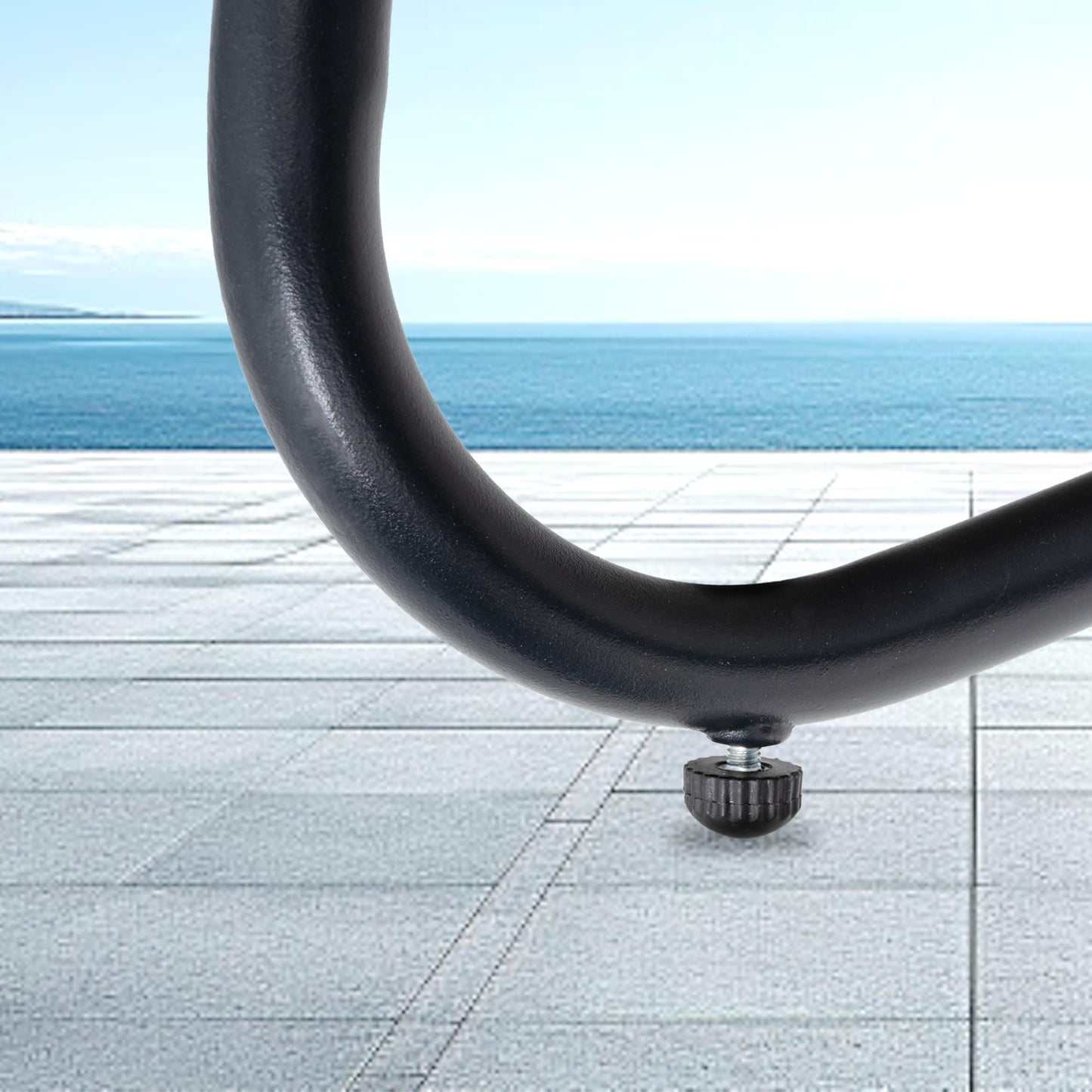 Fauteuil Papasan double deux places avec coussin, en rotin PE résistant aux intempéries et structure en métal pour intérieur et extérieur