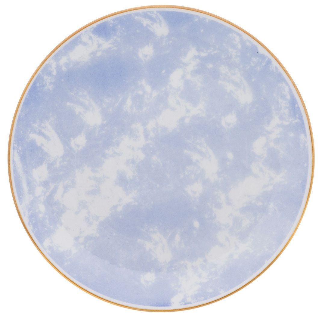 Coup 16-Piece Dinnerware Set - Blue Yellow | Service de vaisselle Coup 16 pièces - bleu et jaune | D87E7ZB2