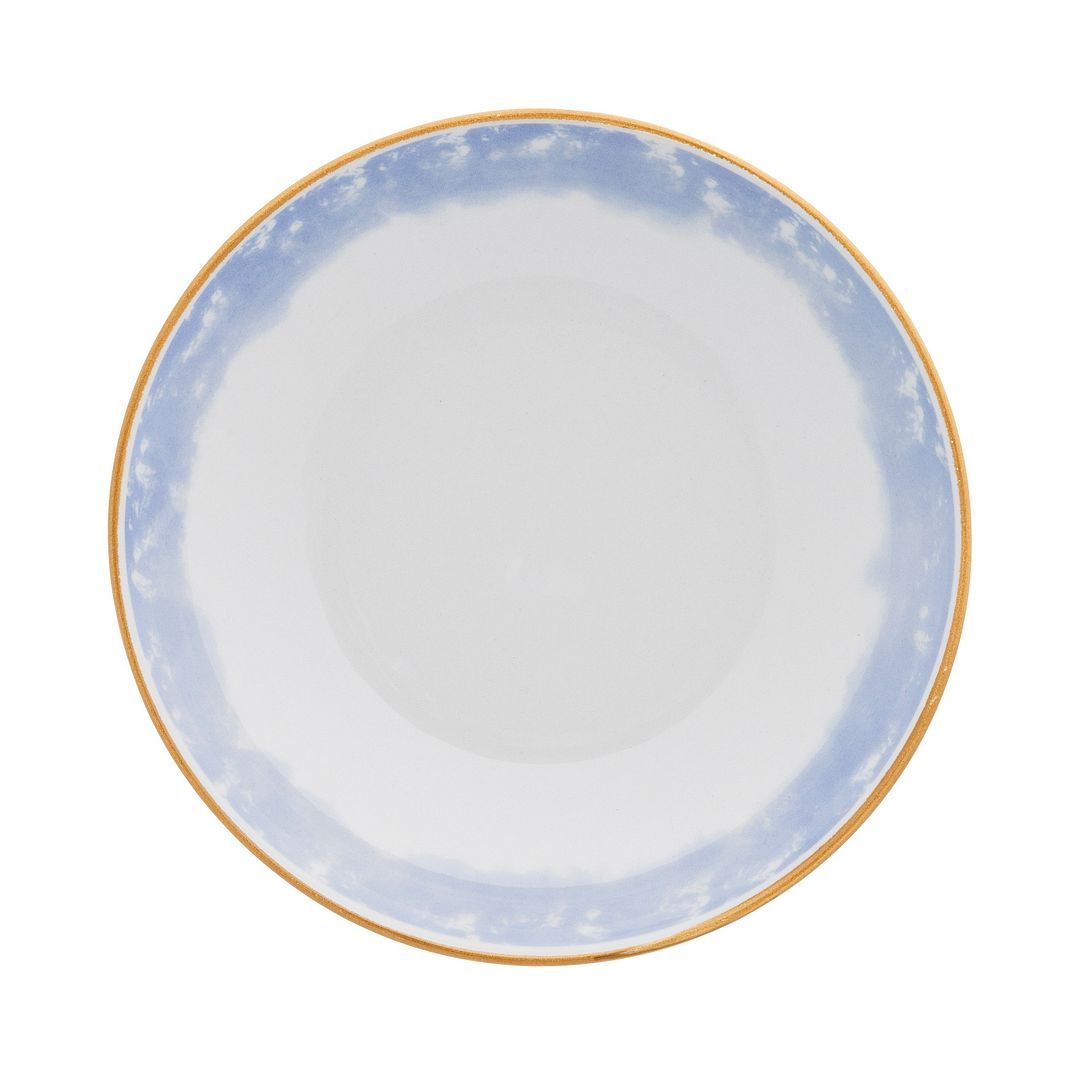Coup 16-Piece Dinnerware Set - Blue Yellow | Service de vaisselle Coup 16 pièces - bleu et jaune | D87E7ZB2
