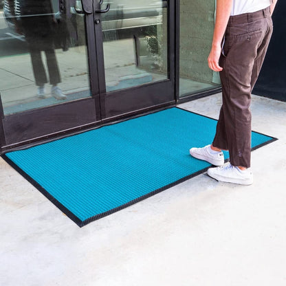 Tapis d'entrée Envelor pour intérieur et extérieur, profil bas, usage commercial.