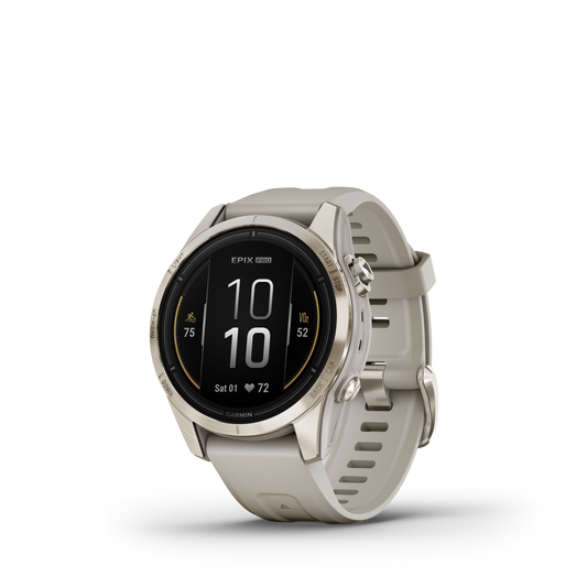 Garmin Epix™ Pro Gps Smartwatch - Health Tracking With Amoled Display, 42mm - Soft Gold|Garmin Epix™ Pro Montre Gps Intelligente - Suivi De La Santé Avec Écran Amoled, 42 Mm - Or Doux