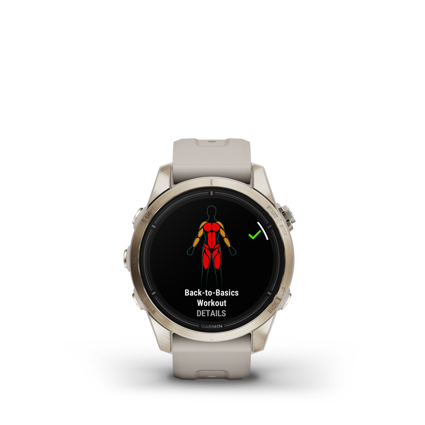 Garmin Epix™ Pro Gps Smartwatch - Health Tracking With Amoled Display, 42mm - Soft Gold|Garmin Epix™ Pro Montre Gps Intelligente - Suivi De La Santé Avec Écran Amoled, 42 Mm - Or Doux