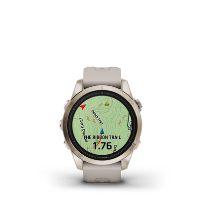 Garmin Epix™ Pro Gps Smartwatch - Health Tracking With Amoled Display, 42mm - Soft Gold|Garmin Epix™ Pro Montre Gps Intelligente - Suivi De La Santé Avec Écran Amoled, 42 Mm - Or Doux