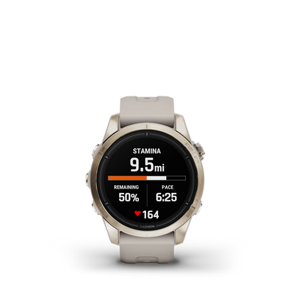Garmin Epix™ Pro Gps Smartwatch - Health Tracking With Amoled Display, 42mm - Soft Gold|Garmin Epix™ Pro Montre Gps Intelligente - Suivi De La Santé Avec Écran Amoled, 42 Mm - Or Doux