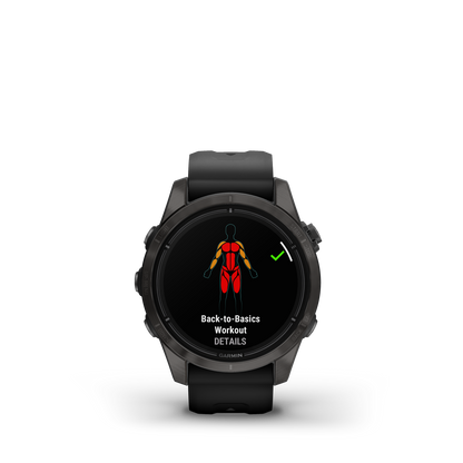 Garmin Epix™ Pro Montre Gps Intelligente - Suivi De La Santé Avec Écran Amoled, 42 Mm - Gris Carbone|Garmin Epix™ Pro Gps Smartwatch - Health Tracking With Amoled Display, 42mm - Carbon Grey