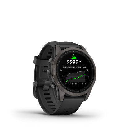 Garmin Epix™ Pro Montre Gps Intelligente - Suivi De La Santé Avec Écran Amoled, 42 Mm - Gris Carbone|Garmin Epix™ Pro Gps Smartwatch - Health Tracking With Amoled Display, 42mm - Carbon Grey