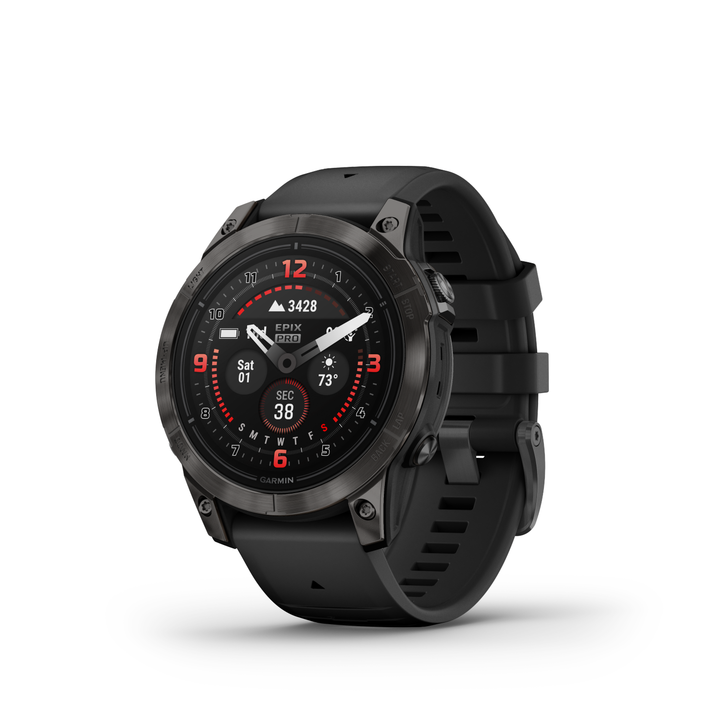 Garmin Epix™ Pro Gps Smartwatch - Suivi de la santé avec écran Amoled, 47 mm - Gris carbone|Garmin Epix™ Pro Montre Gps Intelligente - Suivi de la santé avec écran Amoled, 47 mm - Gris carbone