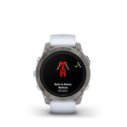 Garmin Epix™ Pro Gps Smartwatch - Health Tracking With Amoled Display, 47mm - Titanium/orange|Garmin Epix™ Pro Montre Gps Intelligente - Suivi De La Santé Avec Écran Amoled, 47 Mm - Titane