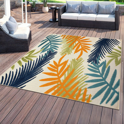 Tapis d'intérieur/extérieur Evora Palm Frond