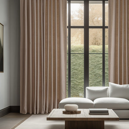 Rideaux occultants en lin français Exclusive Fabrics - Panneau élégant et luxueux (1 panneau)