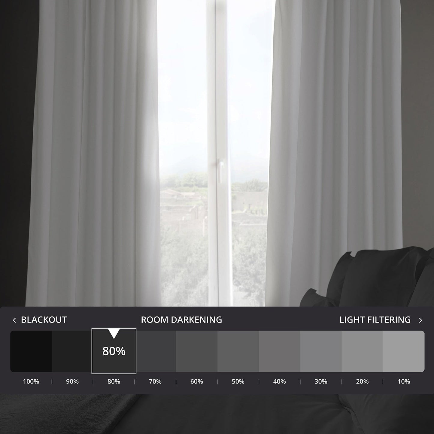 Rideaux occultants en velours peluche Heritage d'Exclusive Fabrics (1 panneau) - Rideaux en velours de luxe pour chambre et salon.