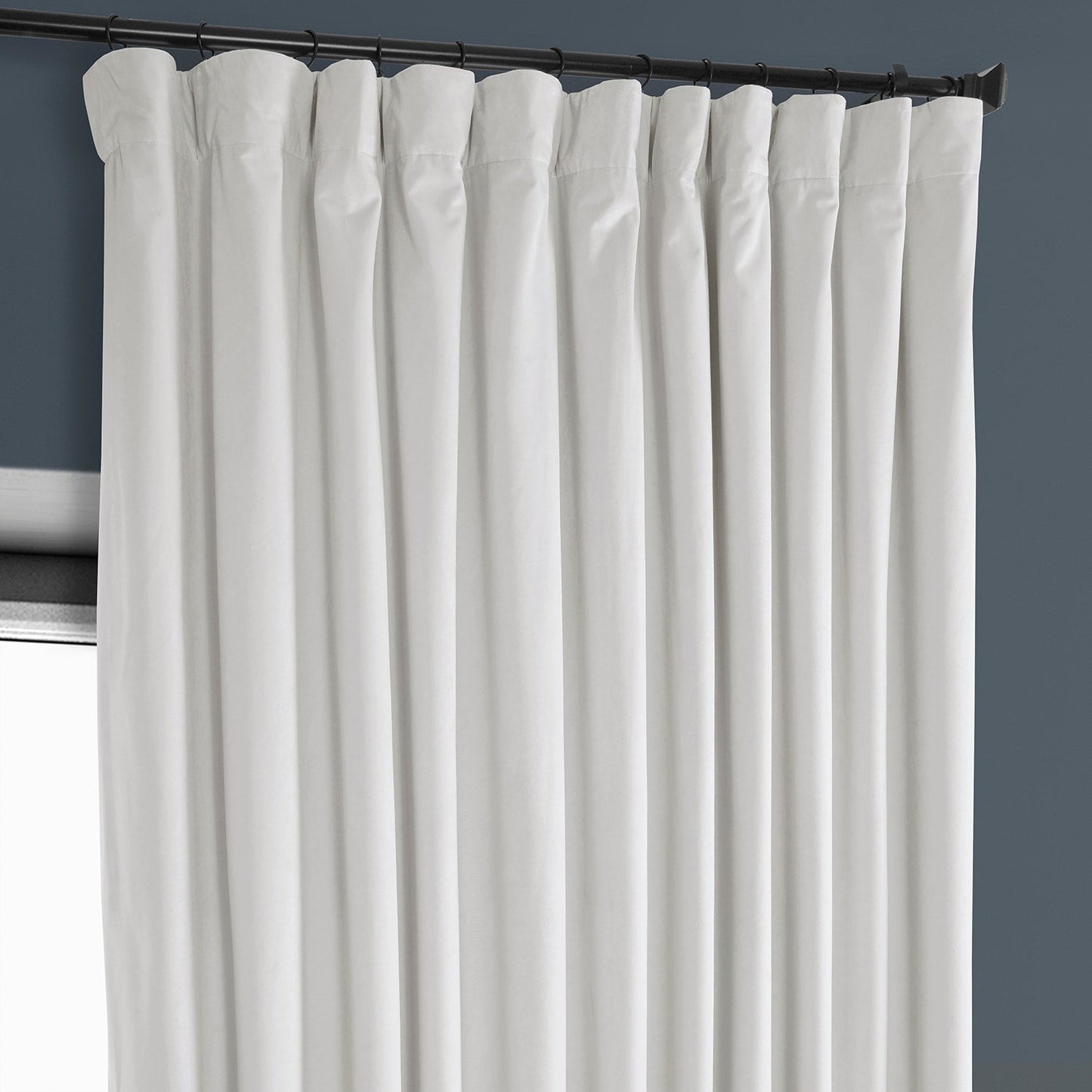 Rideau occultant extra large en velours peluche Heritage d'Exclusive Fabrics (1 panneau)