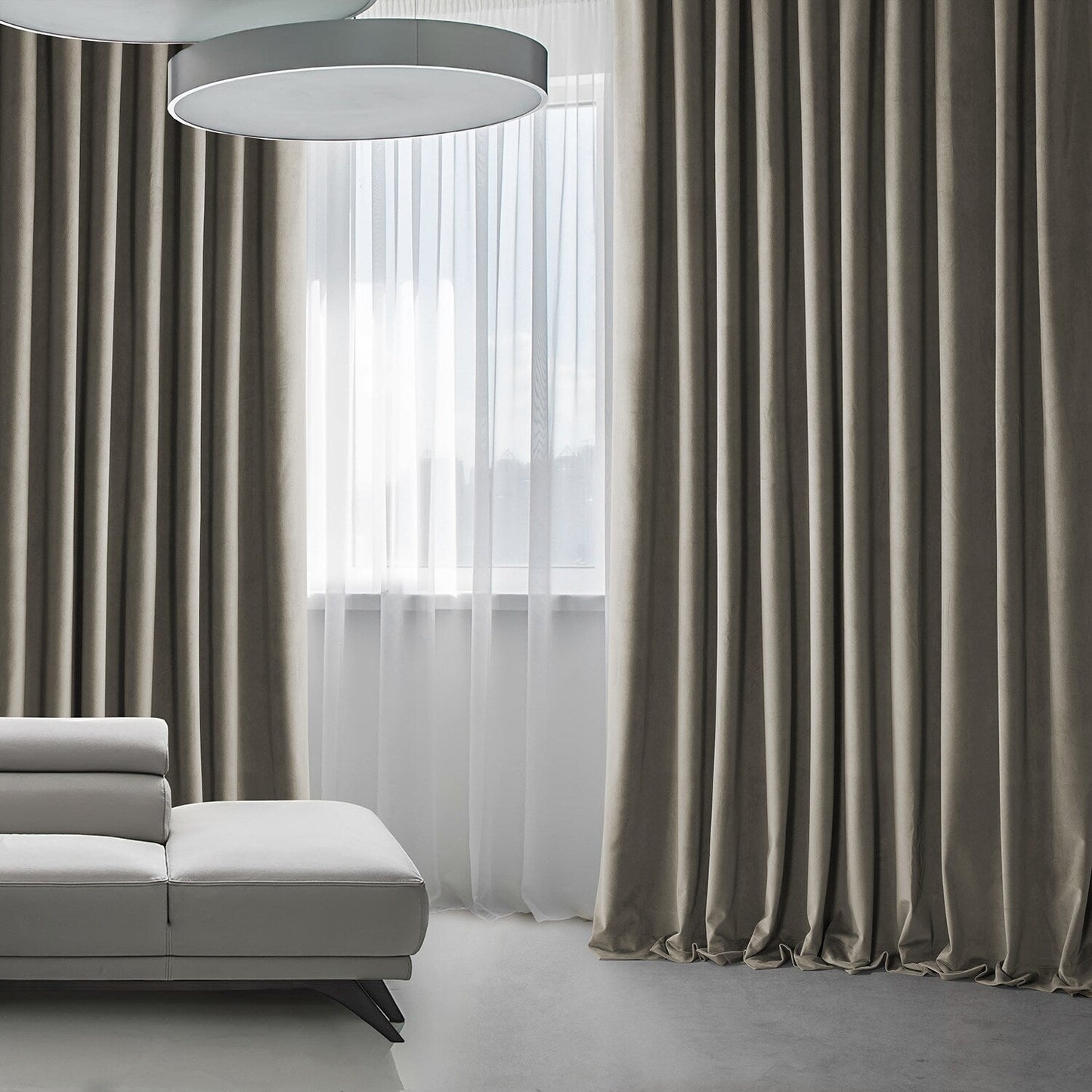 Rideau occultant extra large en velours peluche Heritage d'Exclusive Fabrics (1 panneau)