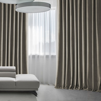 Rideau occultant extra large en velours peluche Heritage d'Exclusive Fabrics (1 panneau)