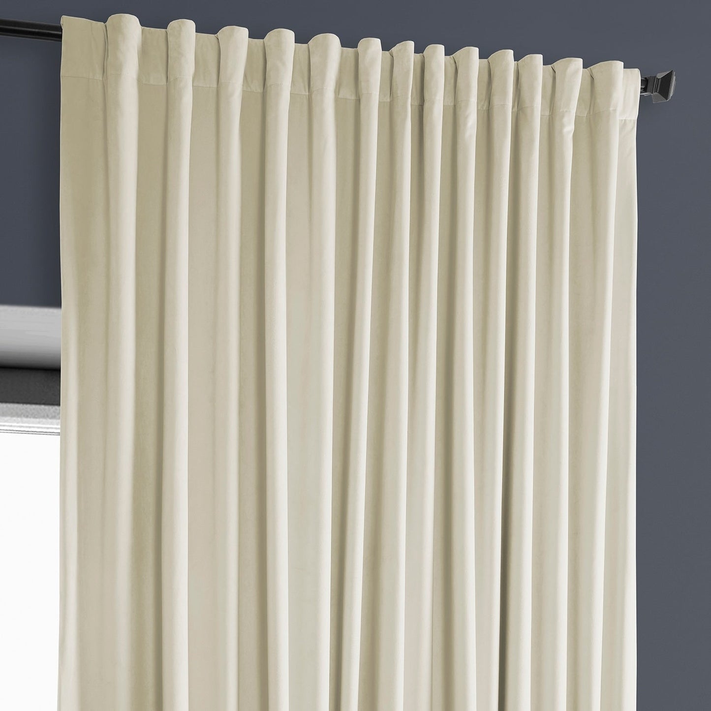 Rideau occultant extra large en velours peluche Heritage d'Exclusive Fabrics (1 panneau)