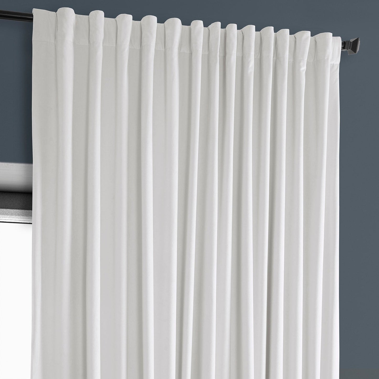 Rideau occultant extra large en velours peluche Heritage d'Exclusive Fabrics (1 panneau)