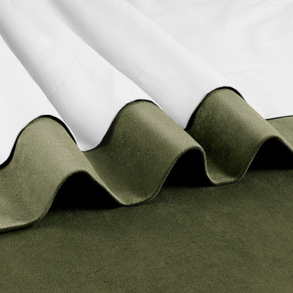 Rideaux occultants extra larges en velours Signature Exclusive Fabrics (1 panneau) - Luxueux rideaux occultants