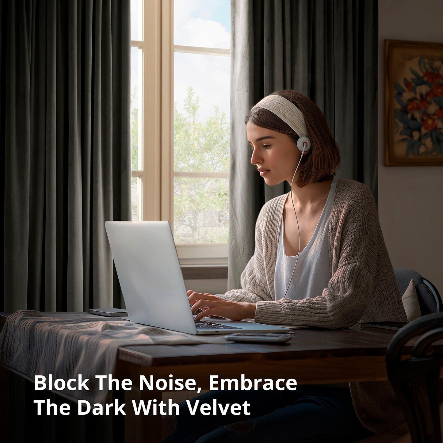 Rideaux occultants extra larges en velours Signature Exclusive Fabrics (1 panneau) - Luxueux rideaux occultants