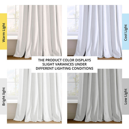 Rideaux occultants extra larges en velours Signature Exclusive Fabrics (1 panneau) - Luxueux rideaux occultants