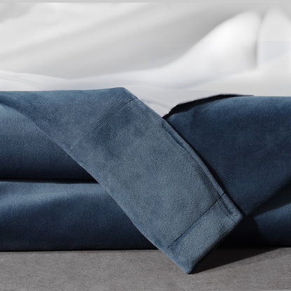 Rideaux occultants en velours peluche signature Exclusive Fabrics (1 panneau) - Rideaux doux et luxueux pour un contrôle optimal de la lumière et une touche d'élégance