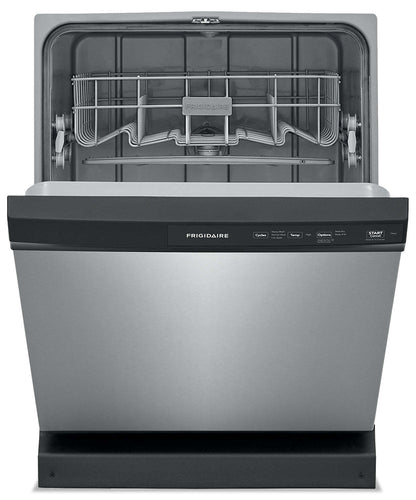 Frigidaire Lave-vaisselle encastrable à commande frontale 24 55 dBA - Acier inoxydable - FFCD2413US | Lave-vaisselle encastré Frigidaire de 24 po et de 55 dBA avec commandes à l'avant - acier inoxydable…