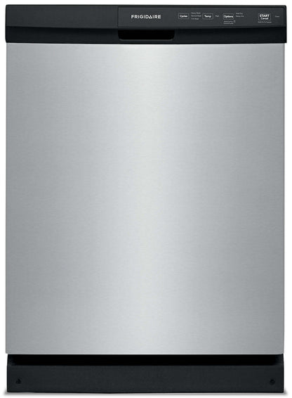 Frigidaire Lave-vaisselle encastrable à commande frontale 24 55 dBA - Acier inoxydable - FFCD2413US | Lave-vaisselle encastré Frigidaire de 24 po et de 55 dBA avec commandes à l'avant - acier inoxydable…