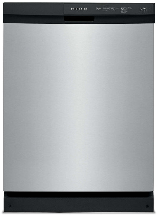 Frigidaire Lave-vaisselle encastrable à commande frontale 24 55 dBA - Acier inoxydable - FFCD2413US | Lave-vaisselle encastré Frigidaire de 24 po et de 55 dBA avec commandes à l'avant - acier inoxydable…