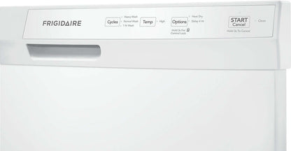 Frigidaire Lave-vaisselle encastrable à commande frontale 24 55 dBA - Blanc - FFCD2413UW | Lave-vaisselle encastré Frigidaire de 24 po et de 55 dBA avec commandes à l'avant - blanc - FFCD2413…