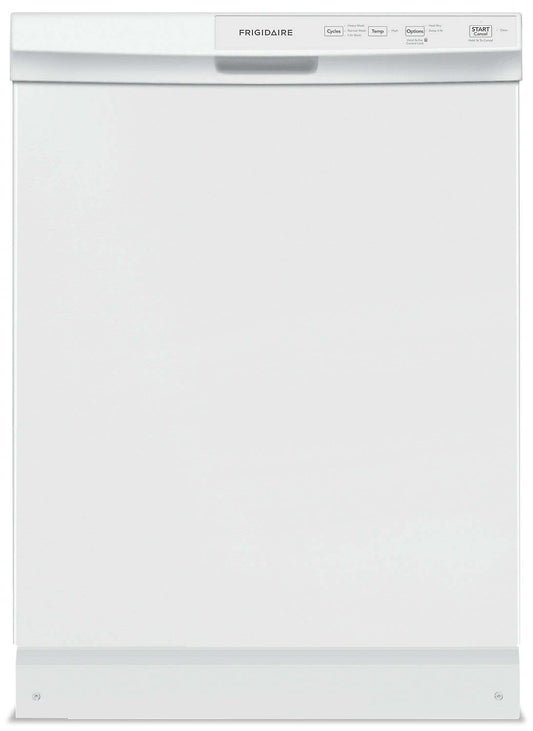 Frigidaire Lave-vaisselle encastrable à commande frontale 24 55 dBA - Blanc - FFCD2413UW | Lave-vaisselle encastré Frigidaire de 24 po et de 55 dBA avec commandes à l'avant - blanc - FFCD2413…