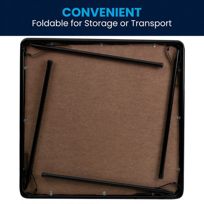 Table de cartes pliable en vinyle