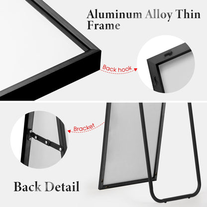 Miroir pleine longueur, grand miroir mural, miroir en pied