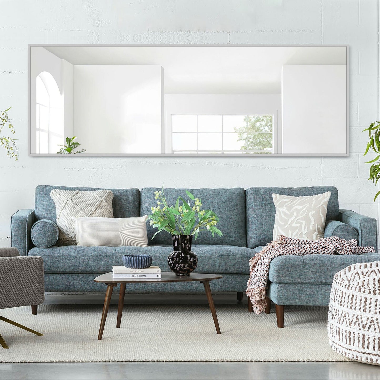 Miroir pleine longueur, grand miroir mural, miroir en pied