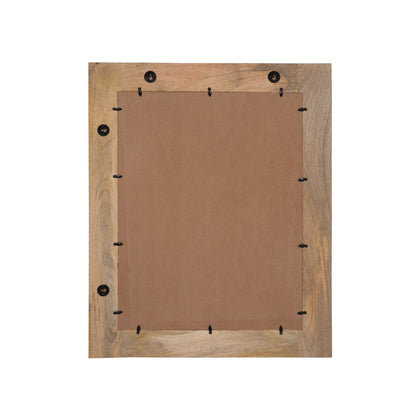 Miroir mural rustique Carina en bois massif naturel de Furniture of America