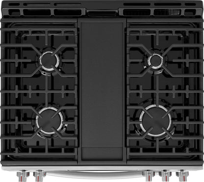 Cuisinière à gaz Frigidaire Gallery de 6 pi³ avec pizza cuite sur pierre - acier inoxydable Smudge-ProofMD - GCFG3070BF