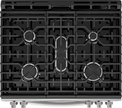 Cuisinière à gaz Frigidaire Gallery de 6 pi³ avec pizza cuite sur pierre - acier inoxydable Smudge-ProofMD - GCFG3070BF