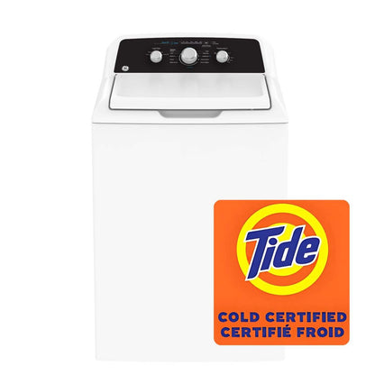 GE 4.4 Cu Ft. Top Load Washer – White - GTW334BMRWS | Laveuse GE à chargement par le haut de 4,4 pi³ - blanche - GTW334BMRWS